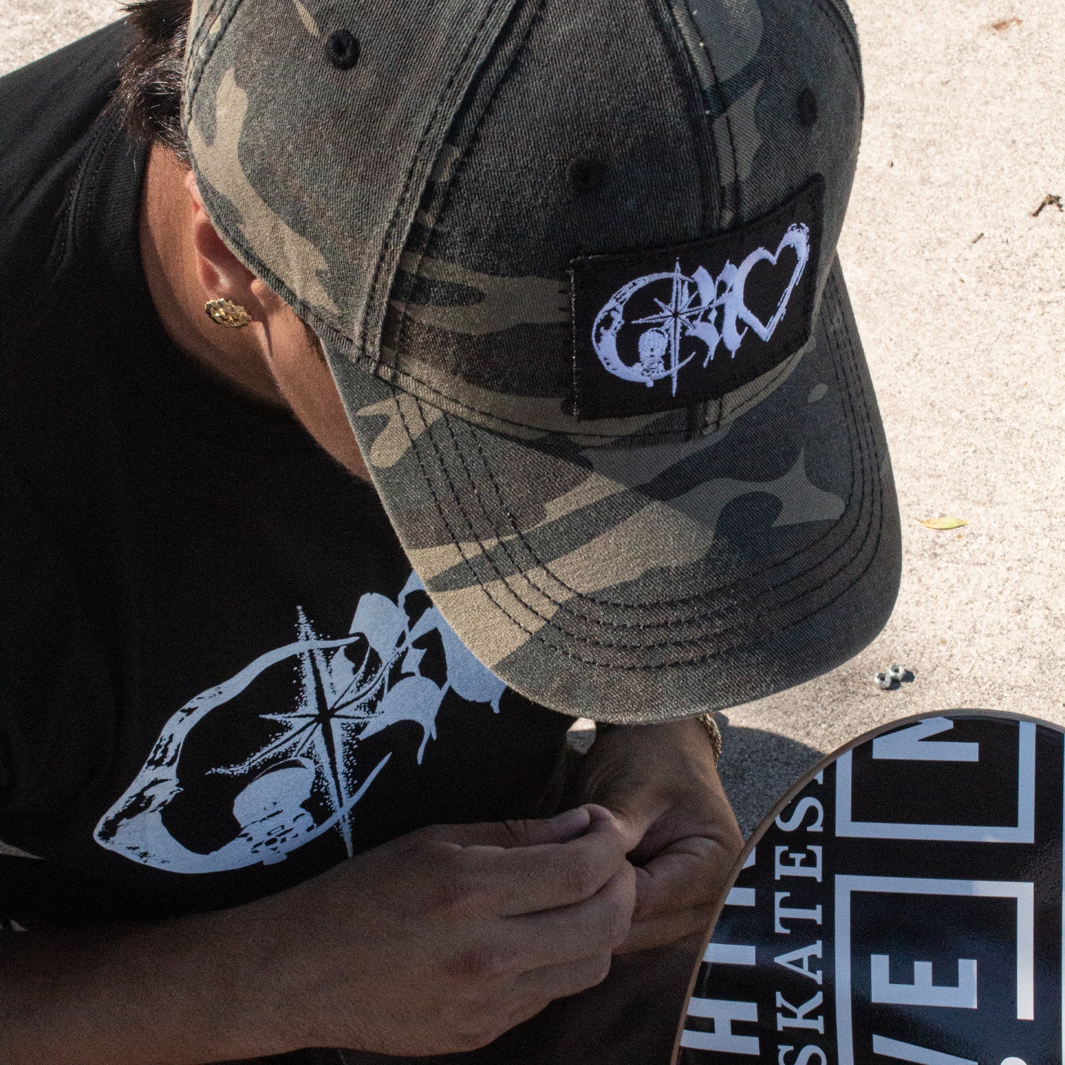 CAMO SNAPBACK HAT