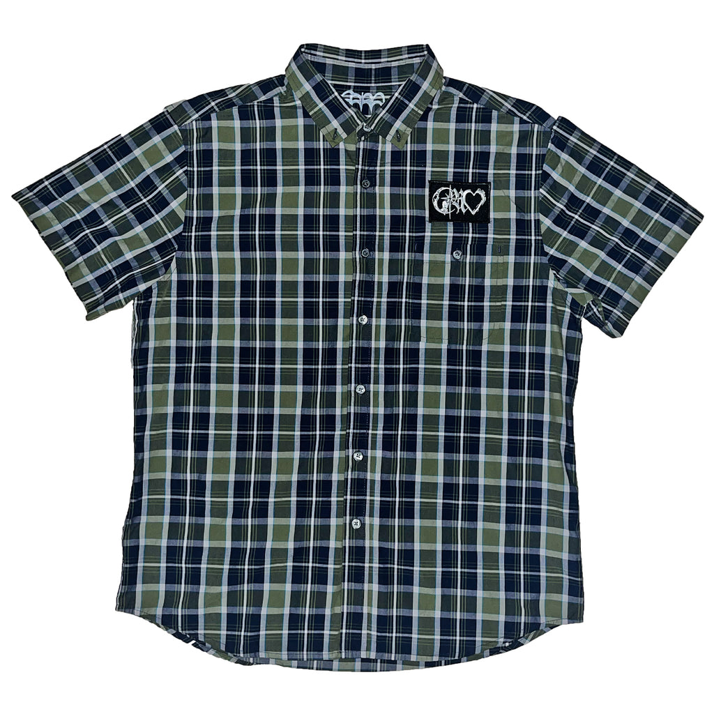 1/1 GREEN PLAID BUTTON UP
